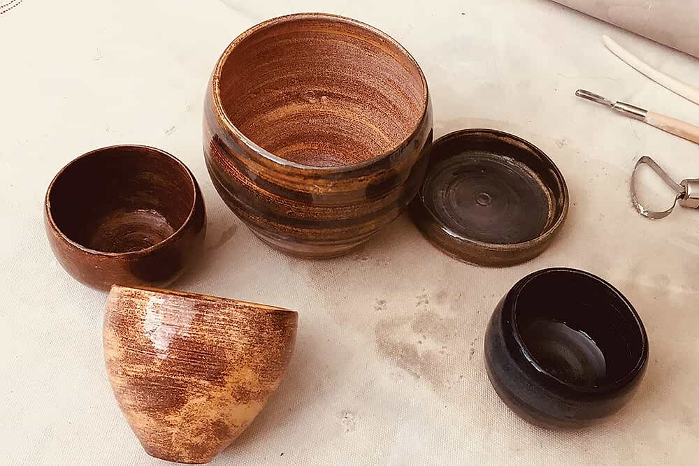 Çömlek Tornası Bardak Üretimi